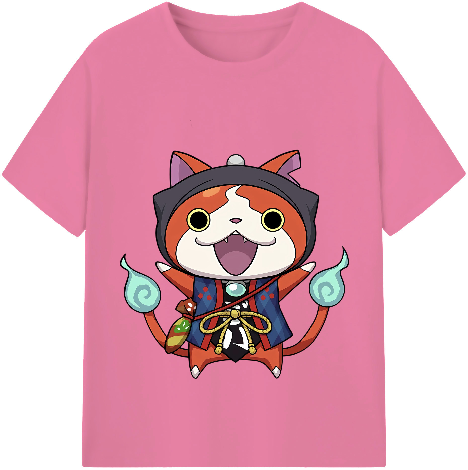 （画像用） 妖怪ウォッチ Yo-kai Watch 綿100％半袖Tシャツ（フロントプリント）